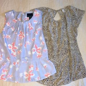 Banana republic and Cynthia Rowley top